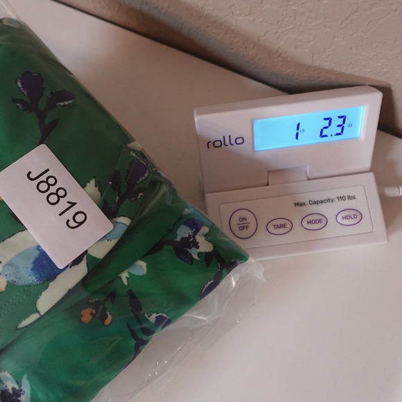 Ralph Lauren Dress Womens 4 ALine Floral Green Long Sleeve Crew Neck Flare - Picture 9 of 9